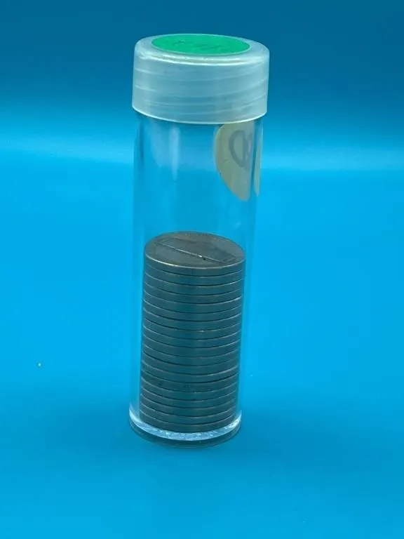 Partial Tube 1962 Jefferson Nickels