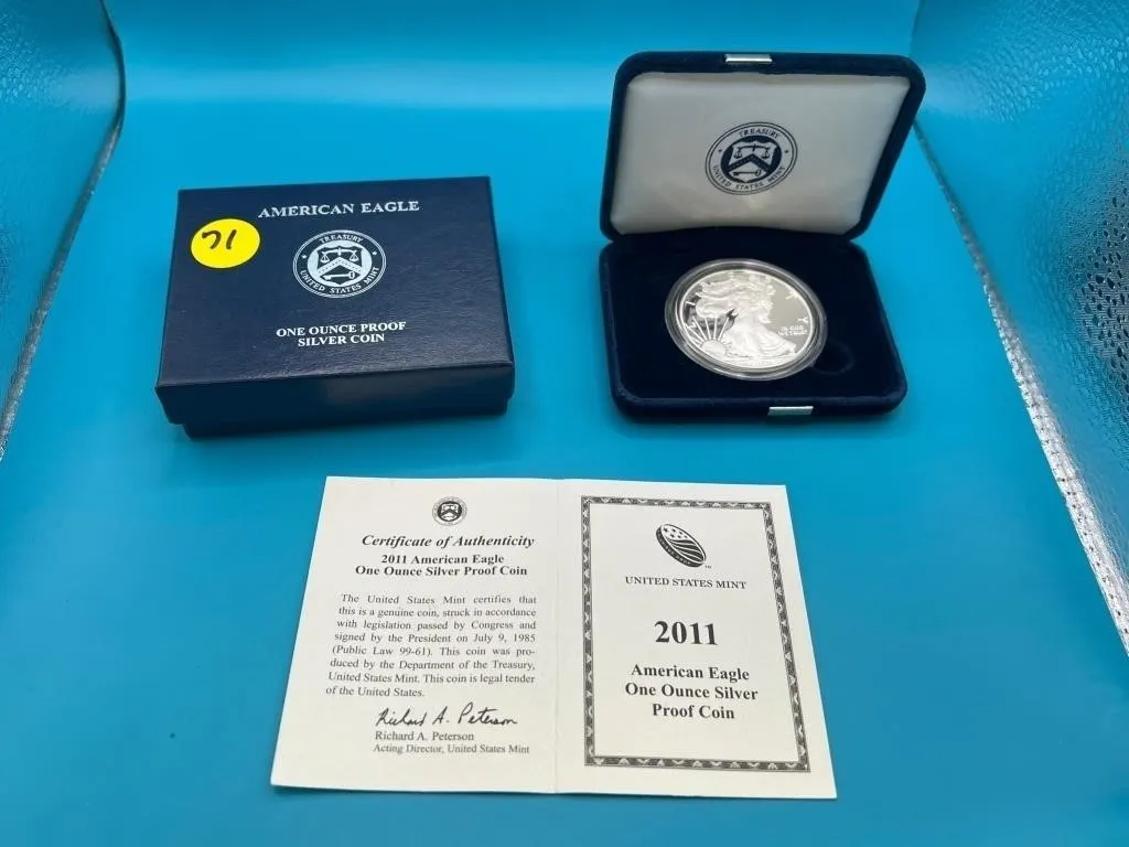 2011 American Silver Eagle 1oz Proof Coin