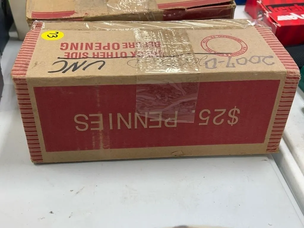 2007D Uncirculated $25 Box of Pennies