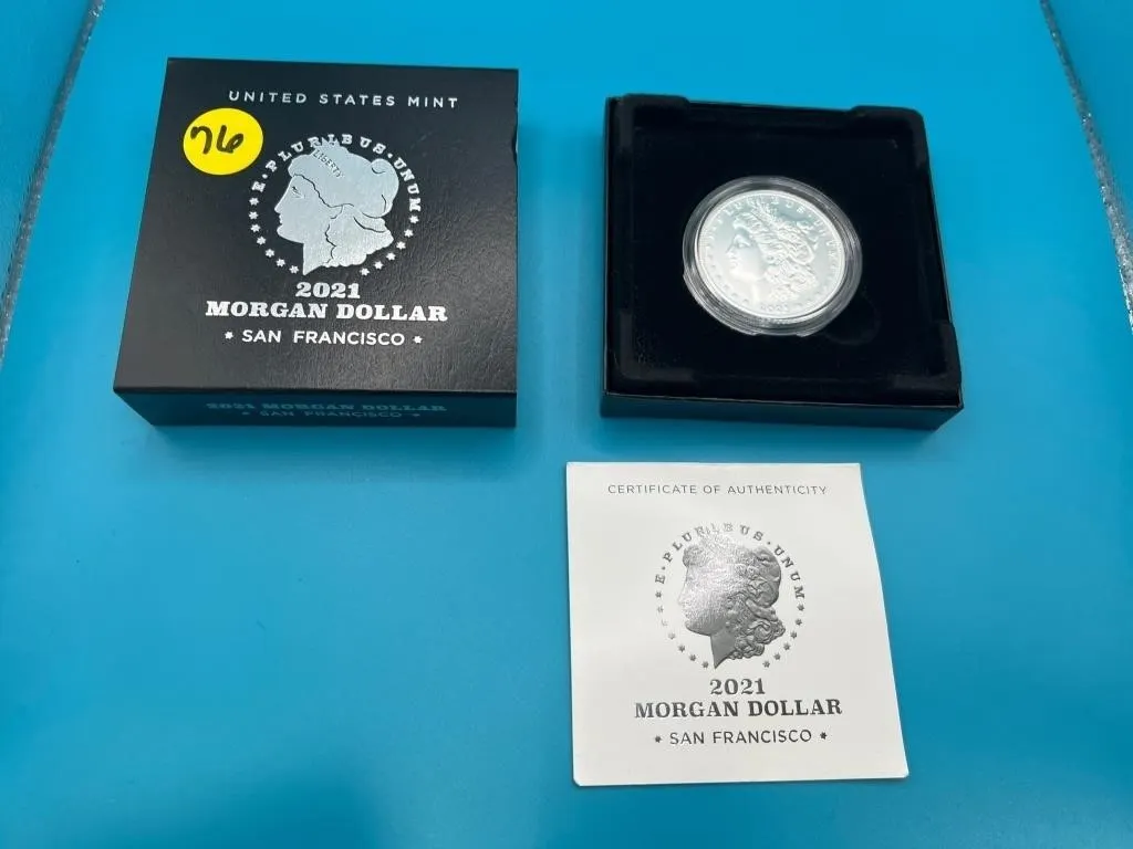 2021 Morgan Silver Dollar - San Francisco Mint