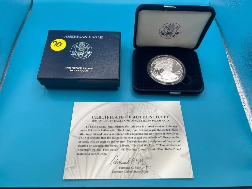 2008 American Silver Eagle 1oz Proof Coin