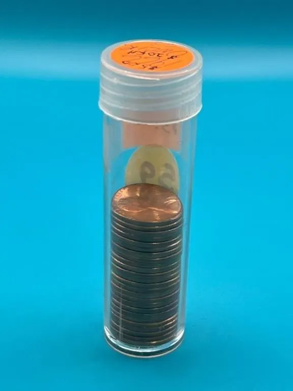 25 - 1966 Uncirculated Lincoln Memorial Cents