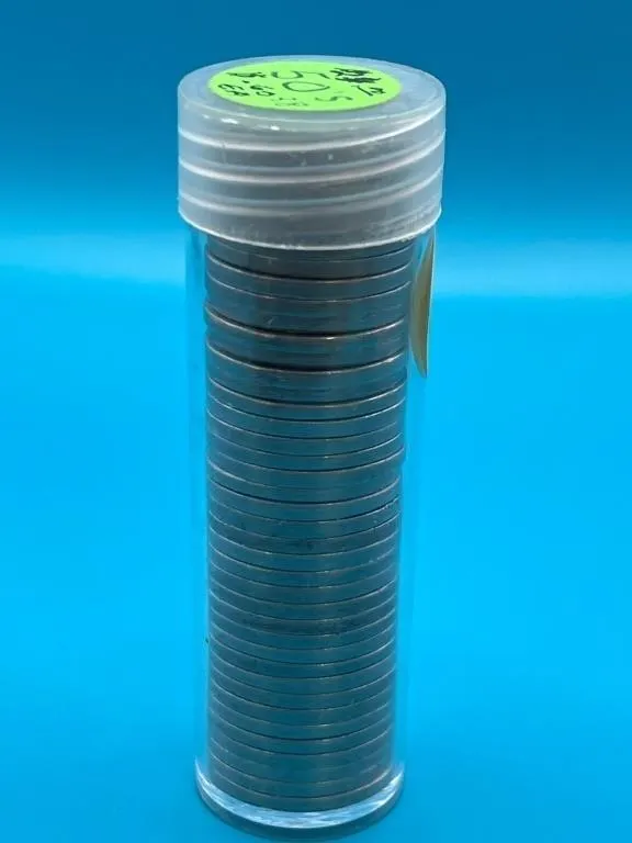 38 - 1950's Jefferson Nickels