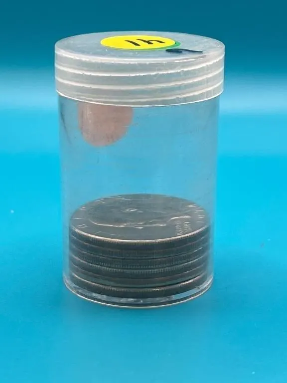 21 - 1974D Eisenhower Dollar Coins & 2 - 1974
