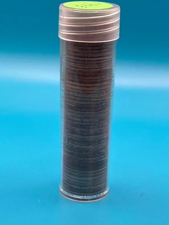 Tube of 1943 Steel Wheat Cents