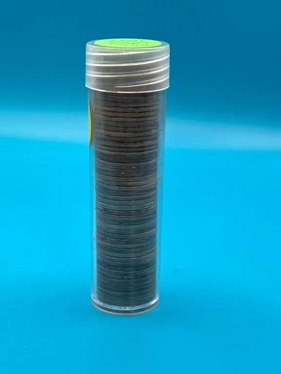 Tube of 1943 Steel Wheat Cents