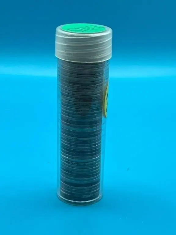 Tube of Steel Wheat Cents