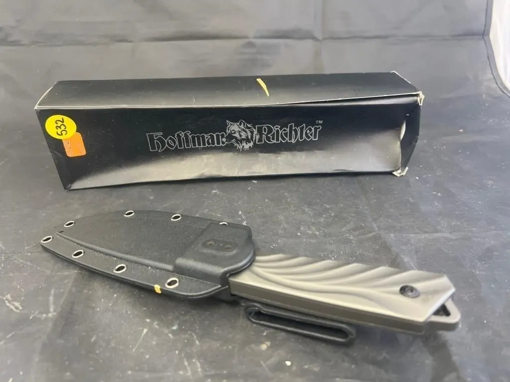 Hoffman Richter Fixed Blade Knife w/Kydex Sheath