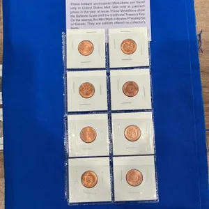 Set of 8 US Treasury Commemorative Medallions
