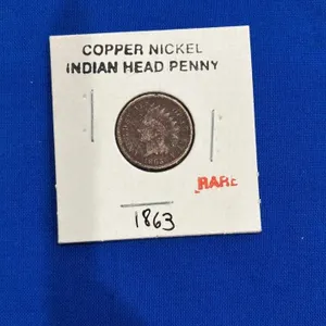 1863 Copper-Nickel Indian Head Penny