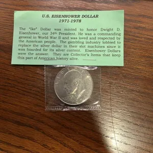 1972 U.S. Eisenhower Dollar Coin