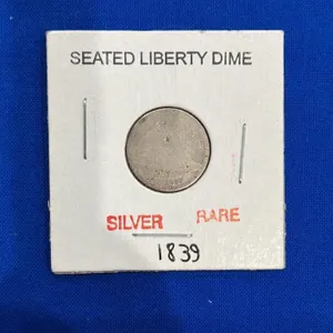 1839 Seated Liberty Silver Dime