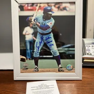 Bill Madlock Signed Chicago Cubs Photograph