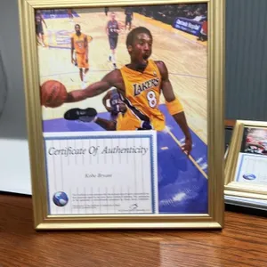 Kobe Bryant Framed Action Photo with COA