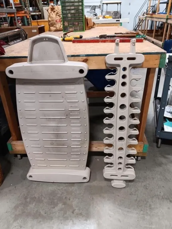 Suncast garage tool racks
