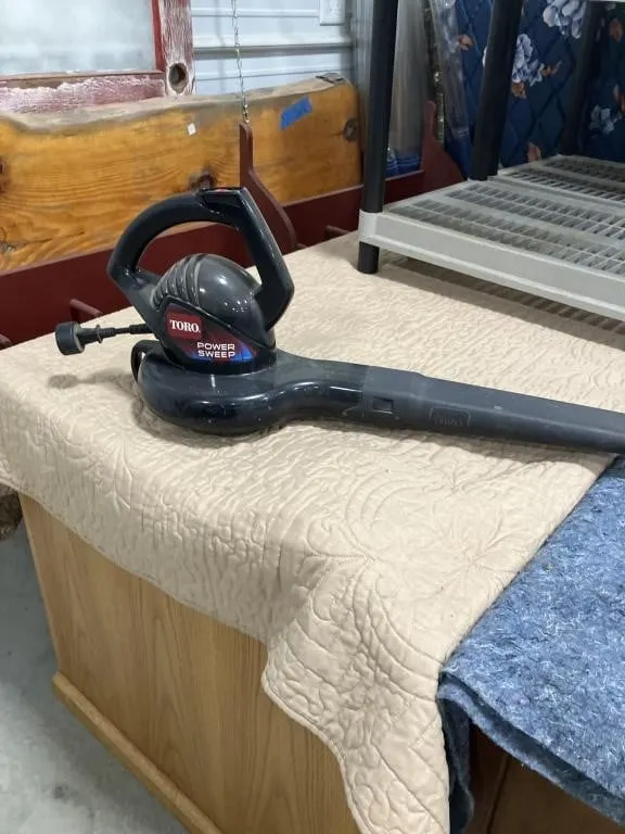 Toro electric power sweep, tested