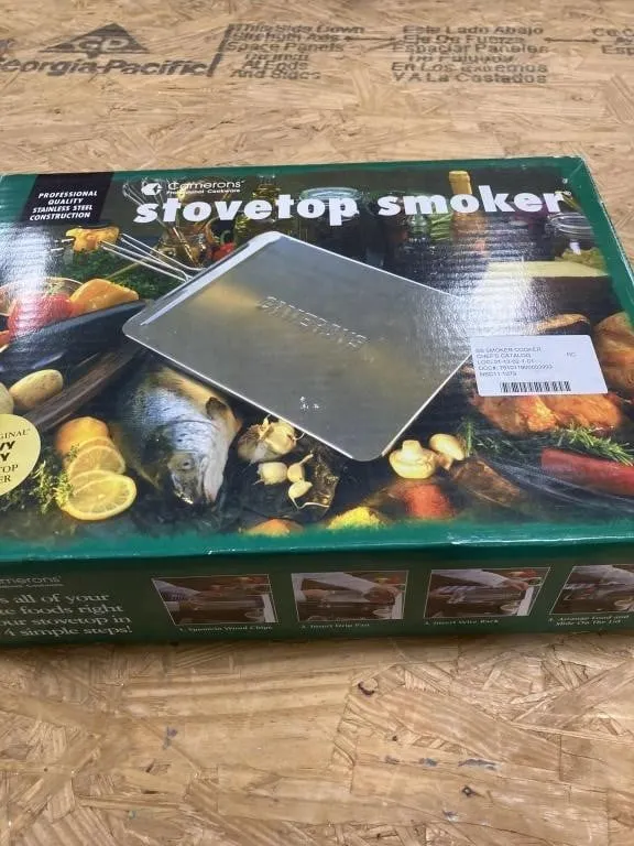 Cameron�s stainless steel stove-top smoker