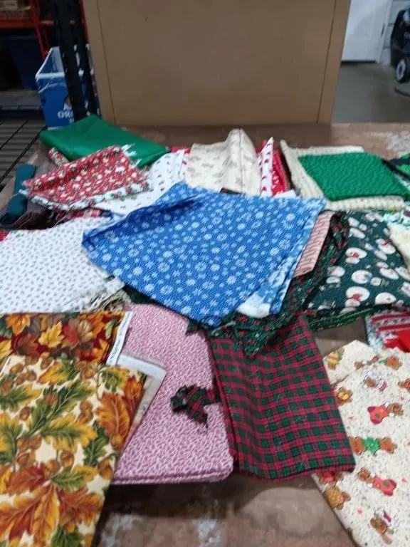 Holiday fabric, very clean
