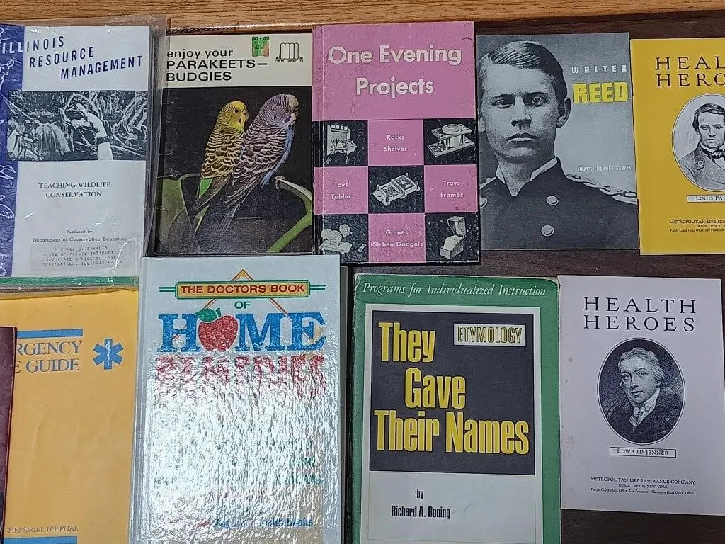 Adult reading materials including self-help,