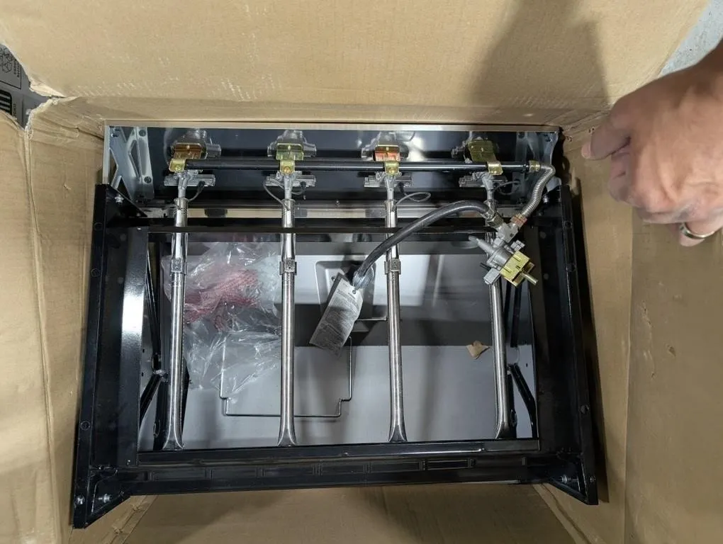 Expert Grill 4-Burner Gas BBQ Grill with Side Burr