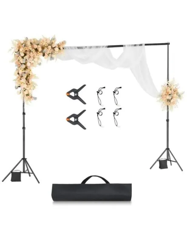 VEVOR Backdrop Stand, 10 x 10 ft