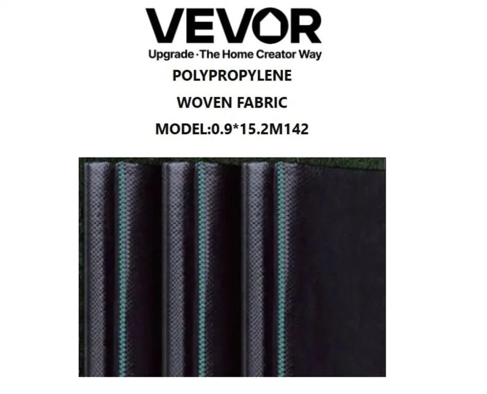 VEVOR Polypropylene Woven Fabric