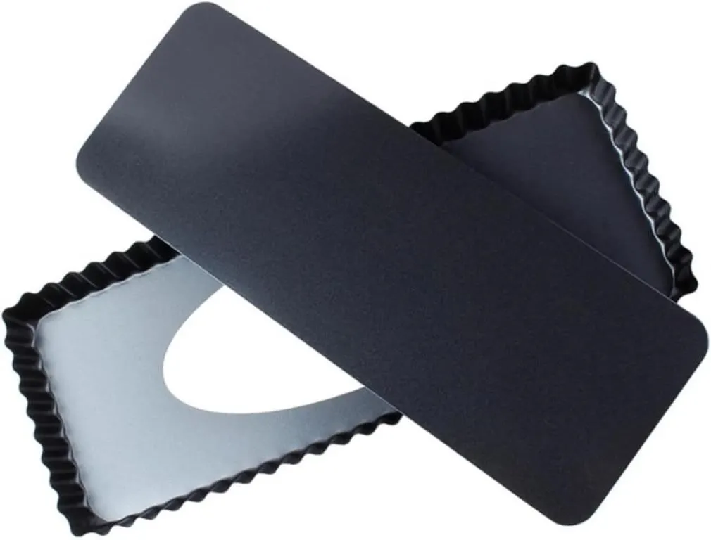 Lot of 2-Nonstick Tart Pan Removable Bottom