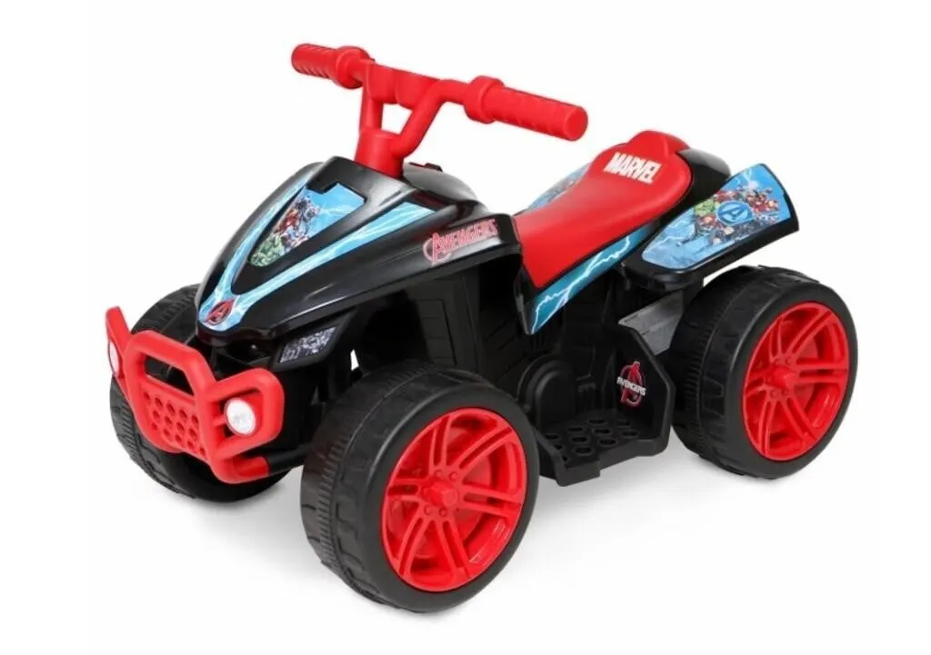 Marvel Avengers 6 Volt ATV Goes Forward and Revere