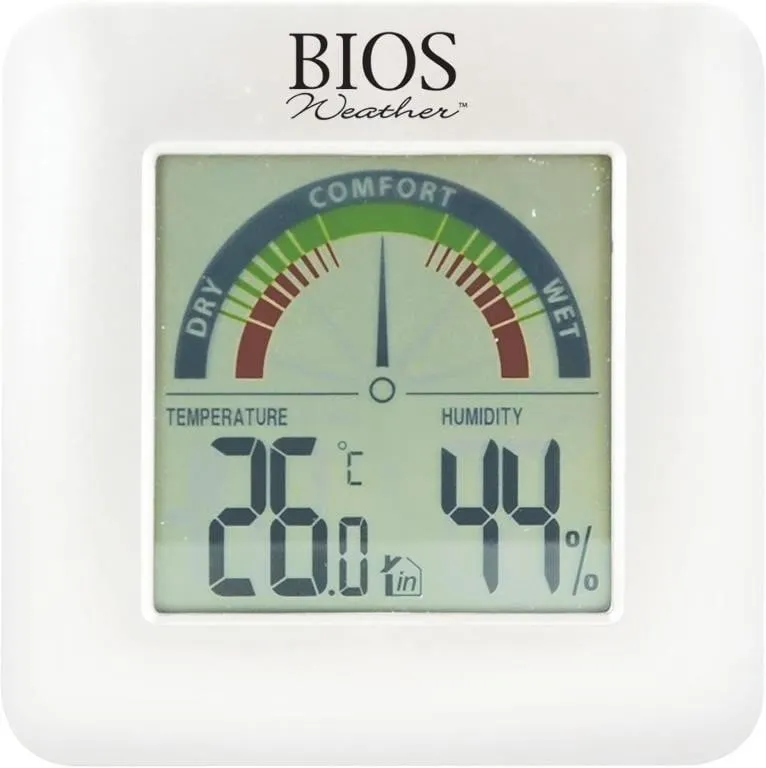BIOS Weather Indoor Hygrometer with Comfort Scale