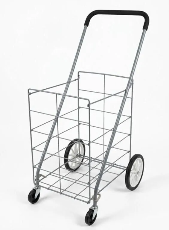 Four-Wheel Foldable Shopping Cart