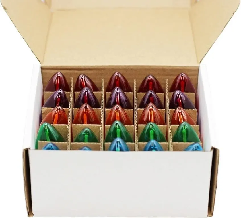Box of 25 Replacement Light Bulbs -C7/9
