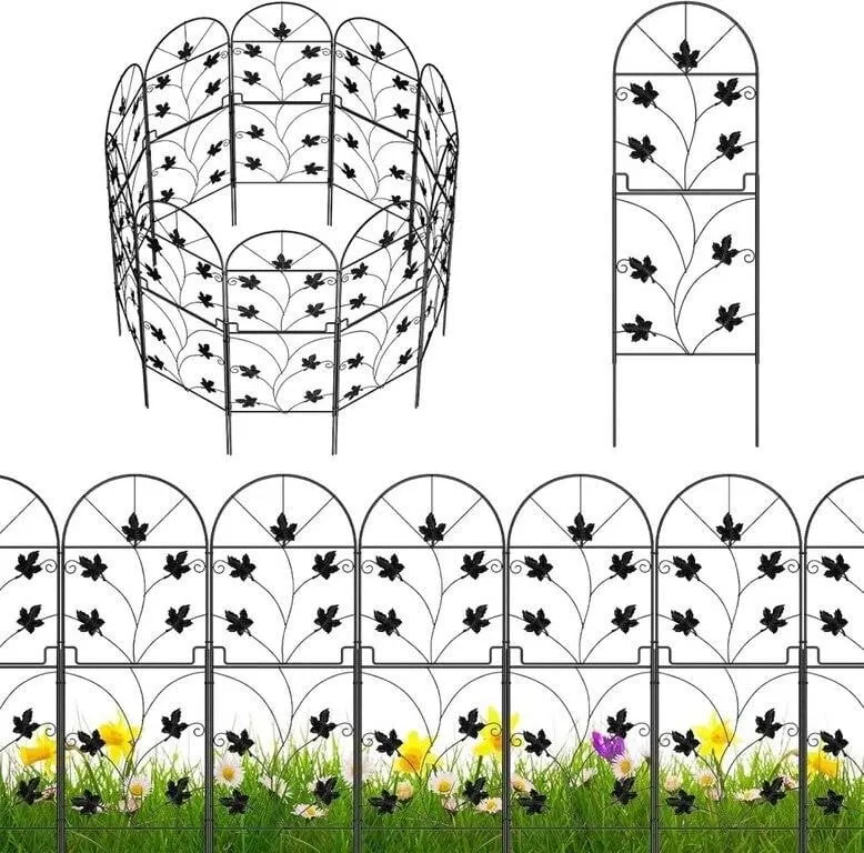 15 Pack Decorative Garden Fence Panels