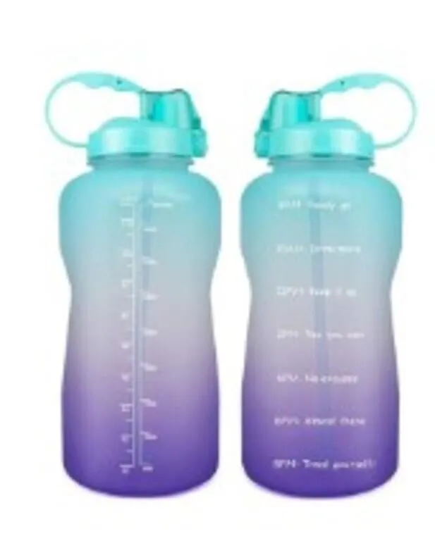 Lot of 23-2L Water Bottle with Straw Large