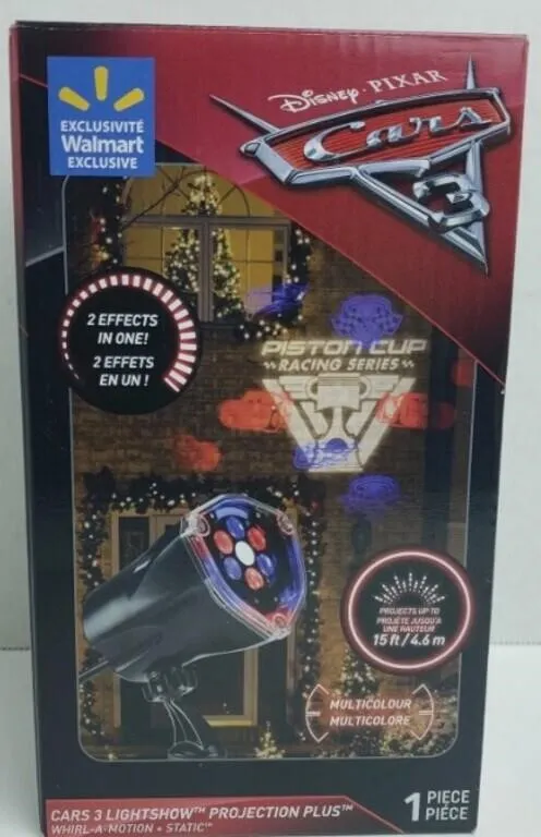 Lot Of 4 Disney Pixar Cars 3 Lightshow Projection
