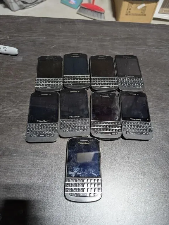Lot of BlackBerry smartphone