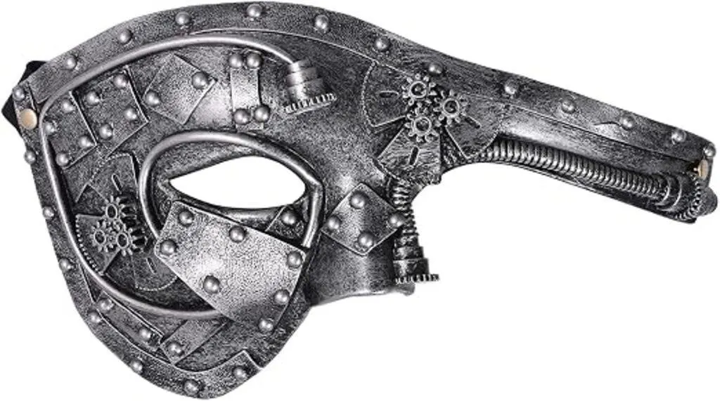 Party Masks LED Steampunk Half Face Cosplay Mask s