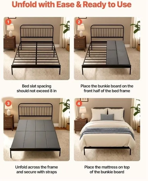 VEVOR Bunkie Board, King Size