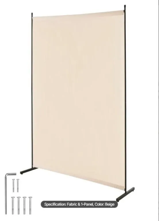 VEVOR Room Divider, Single Panel Room Divider, 6Fg