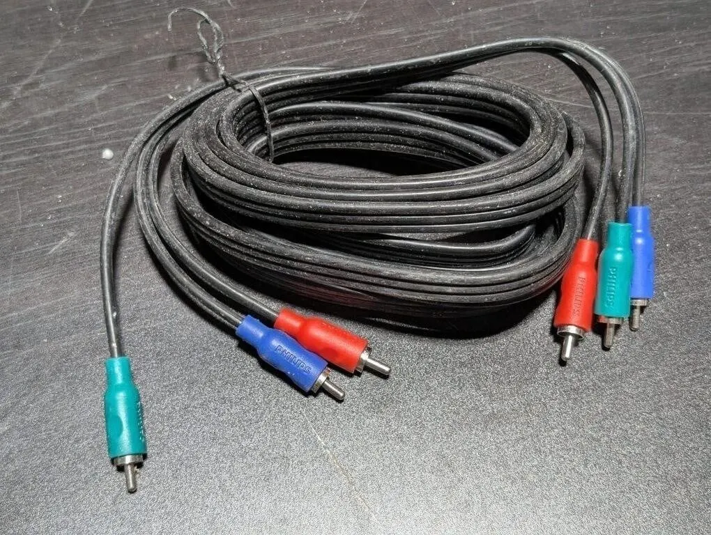 Component Red Blue Green RCA Plug Connector Videor