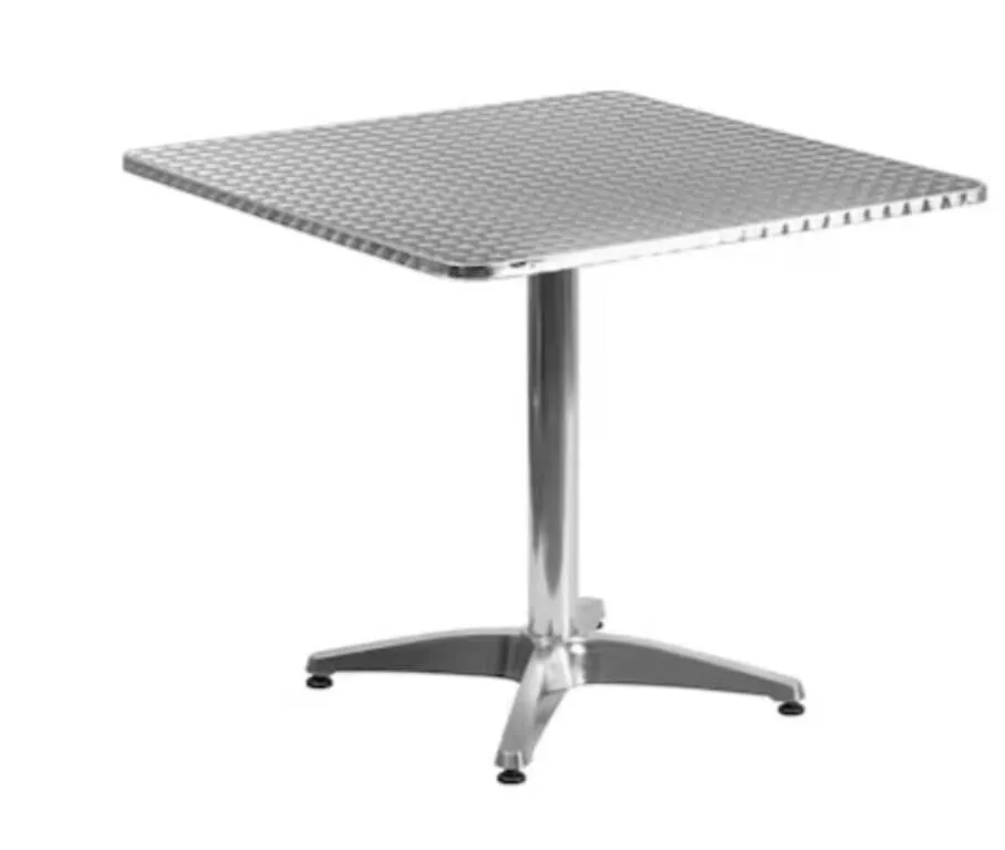 Square Aluminum Indoor-Outdoor Table