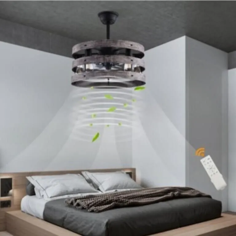 Caged Farmhouse Fandelier (Ceiling Fan with Light)