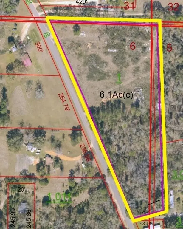 +/-6.05Ac with Septic Tank
