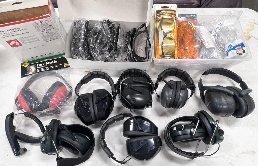 hearing/eye protection