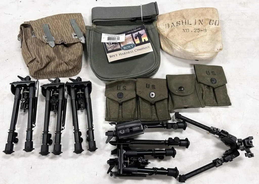 bipods and bags