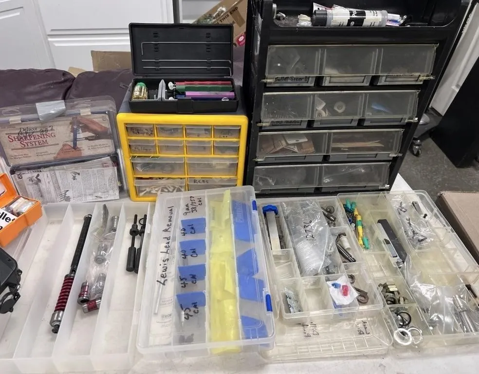 gunsmithing/reloading tools, accessories,
