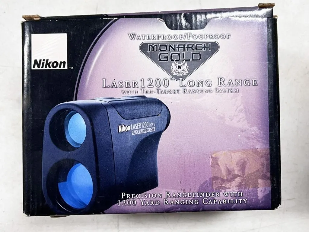 NEW Nikon Monarch Gold Laser 1200 rangefinder