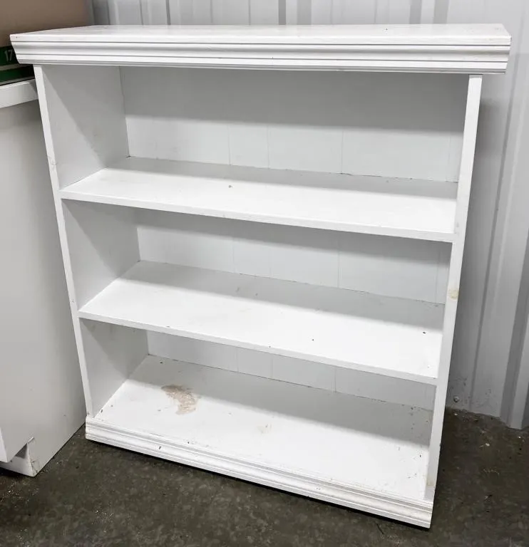 white shelf