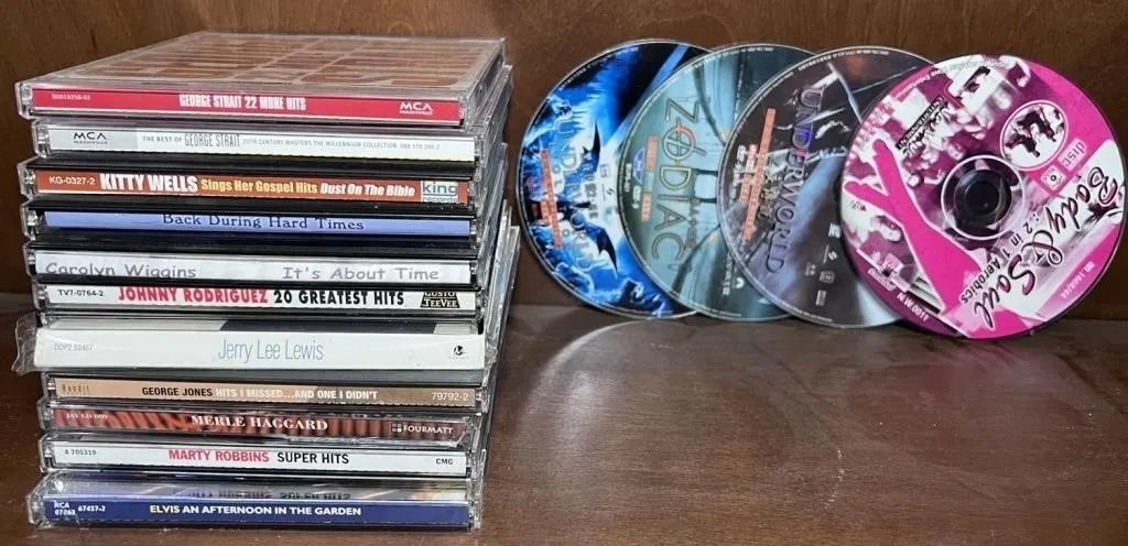 cds and dvds