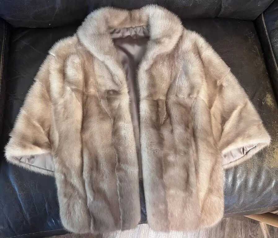 vintage mink shrug