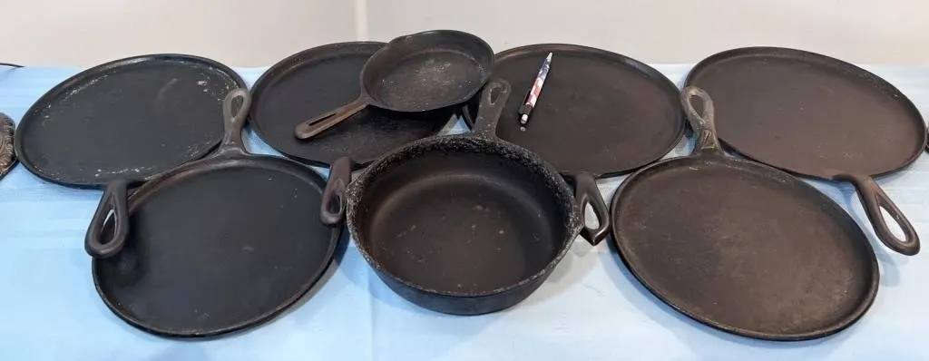 13pc assorted cast iron